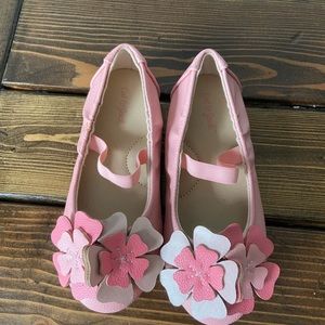 Cat & Jack Pink Floral Shoes